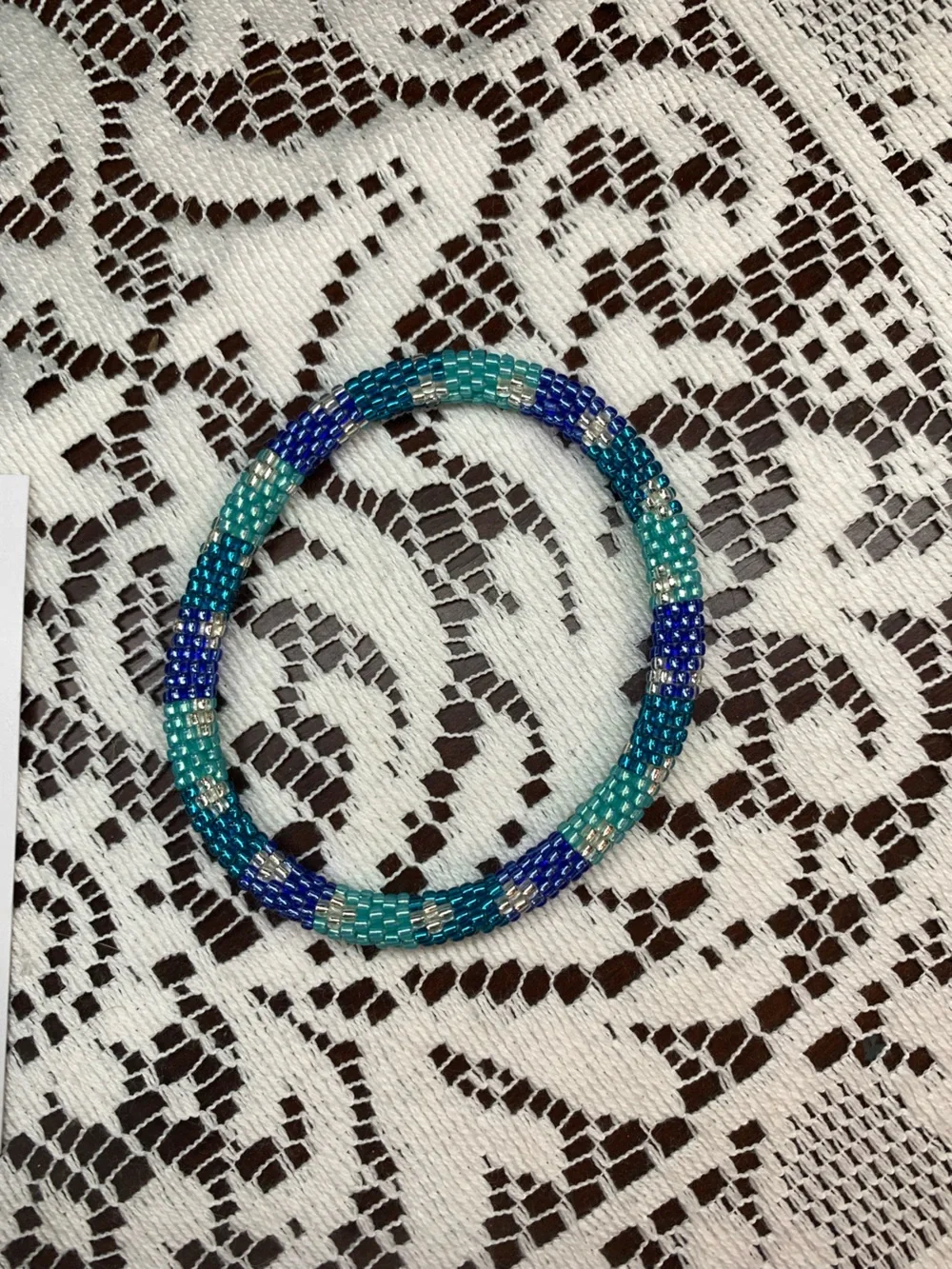 Sashka Co. Blue & Turquoise Beaded Bracelet Set